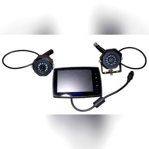 ECCO EC5603-M Monitor and Rear View Back up Trucker Cameras.